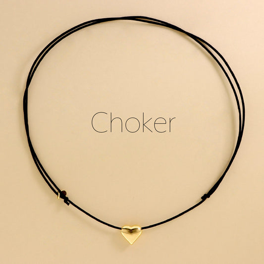Choker Colorato Cuore e Stella