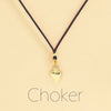 Choker Cordino con pendente