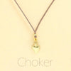 Choker Cordino con pendente