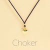Choker Cordino con pendente