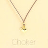 Choker Cordino con pendente