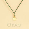 Choker Cordino con pendente
