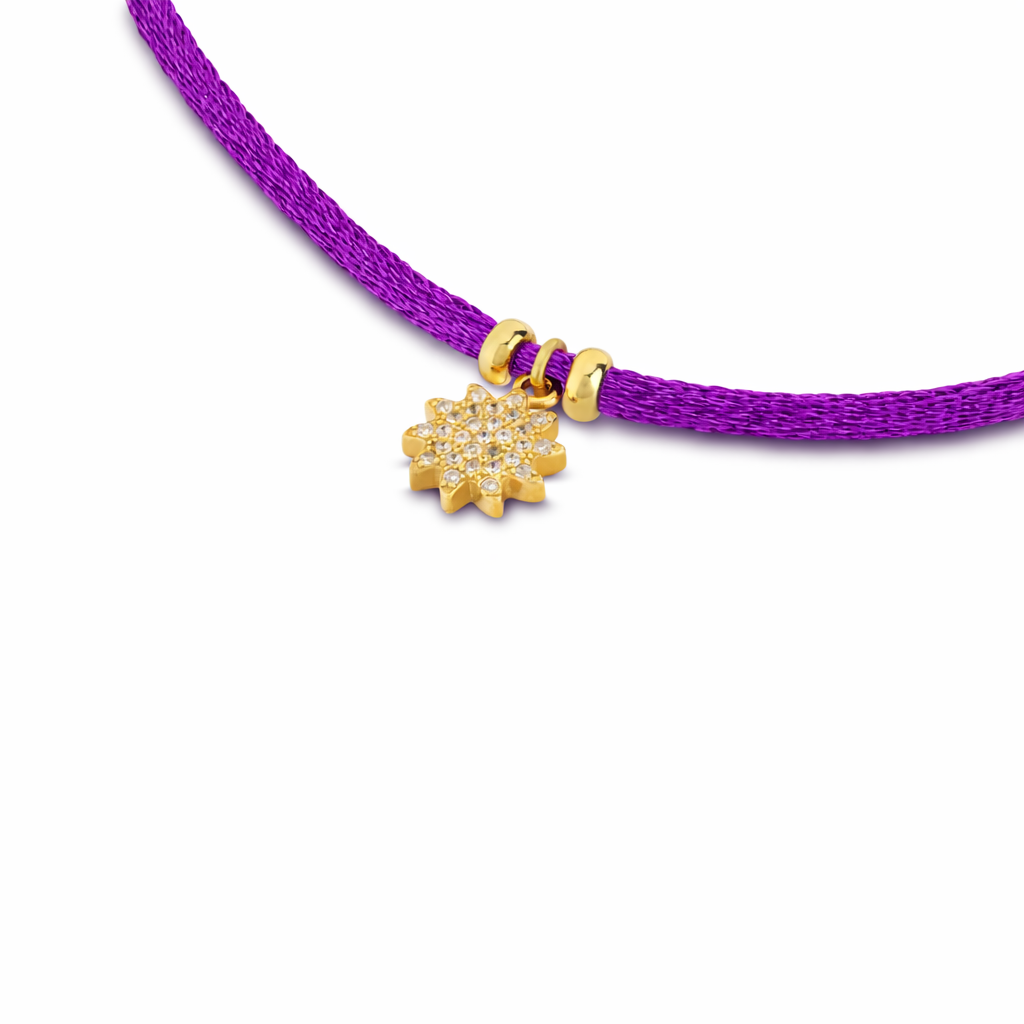 Choker Raso con Sole Zirconato