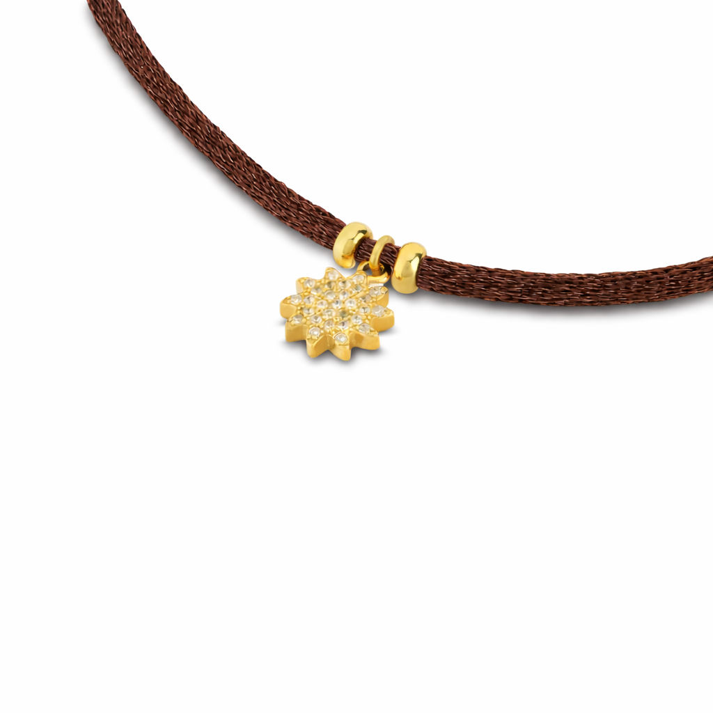 Choker Raso con Sole Zirconato