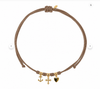 Choker Cordino Trio Speranza Amore e Carità