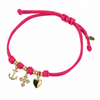 Bracciale Cordino con Trio Speranza Amore e Carità
