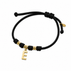 Bracciale con Pepite e Iniziale