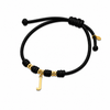 Bracciale con Pepite e Iniziale