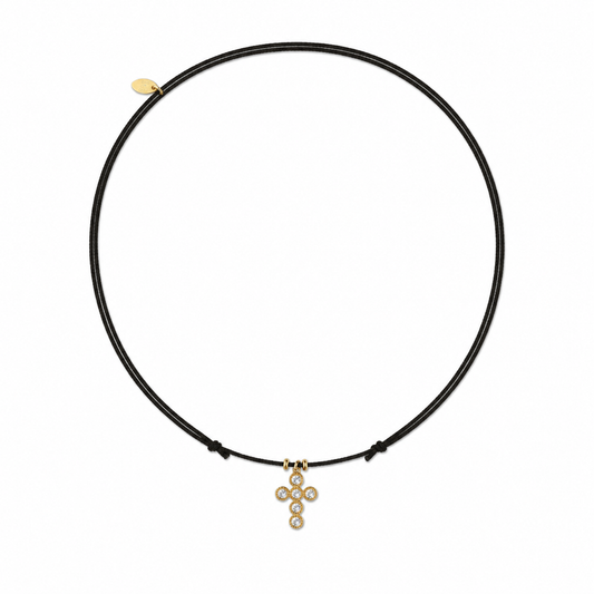 Choker con Croce Zirconata