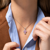 Collana con Croce e Zirconi Colorati