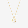 Collana con Cuore in Madreperla Bianco