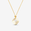 Collana Con Medaglione in Madreperla
