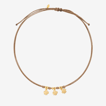 Choker con Tris di Quadrifogli