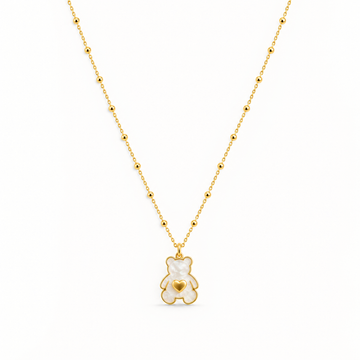 Collana con Orsetto in Madreperla