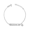 Bracciale Targa Baby Inciso