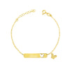 Bracciale Targa Baby Inciso