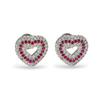 Orecchini Cuore Zircone