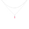 Collana Doppia Con Corno