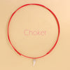 Choker Colorato Dente Di Squalo