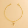 Bracciale Croce Arrotondata