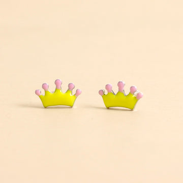 Orecchini Bambina Corona