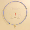 Choker Cordino Corno