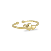 Anello Doppio Cuore
