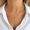Collana Doppia Iniziale e Corno