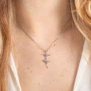Collana Ballerina zirconi