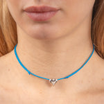 Carica l&#39;immagine nella Galleria, Choker Colorato Cuore e Stella
