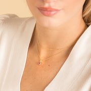 Collana Doppia Con Ovale