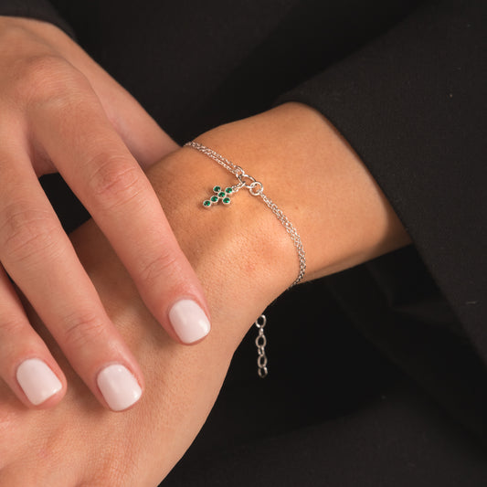 Bracciale Croce Arrotondata