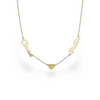 Collana con Due Nomi e Cuore Centrale