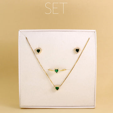 Set Cuore Zirconato
