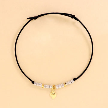 Bracciale Cordino Pepite Con Pendente