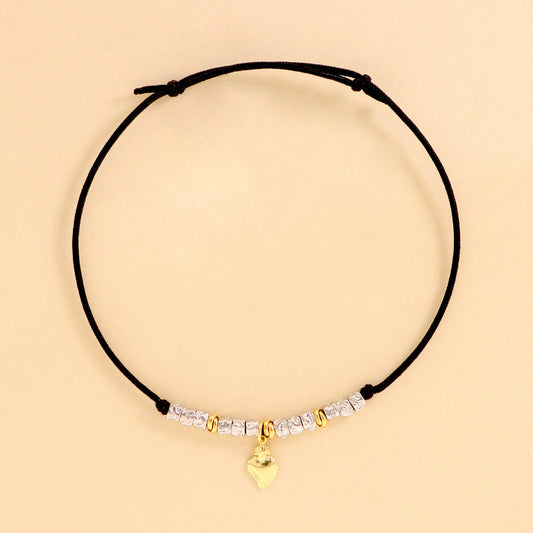 Bracciale Cordino Pepite Con Pendente