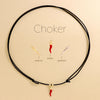 Choker Cordino Corno