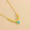 Collana Con Cuore Smaltato