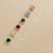 Collana Doppia Con Quadrato