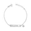 Bracciale Targa Baby Inciso