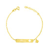 Bracciale Targa Baby Inciso