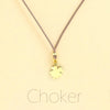 Choker Cordino con pendente