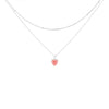 Collana Doppia Con Pendente Swarovski