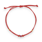 Carica l&#39;immagine nella Galleria, Bracciale Cordoncino Punto Luce Fuxia
