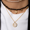 Collana con Cuore in Madreperla Bianco