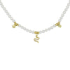 Collana Di Perle Swarovski Con Pendenti Strass