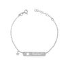 Bracciale Targa Baby Inciso