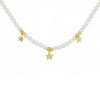 Collana Di Perle Swarovski Con Pendenti Strass