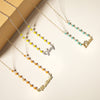 Collana Con Cristalli e Nome Baby