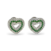 Orecchini Cuore Zircone